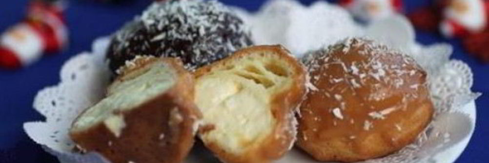 Пирожные с кокосовым кремом