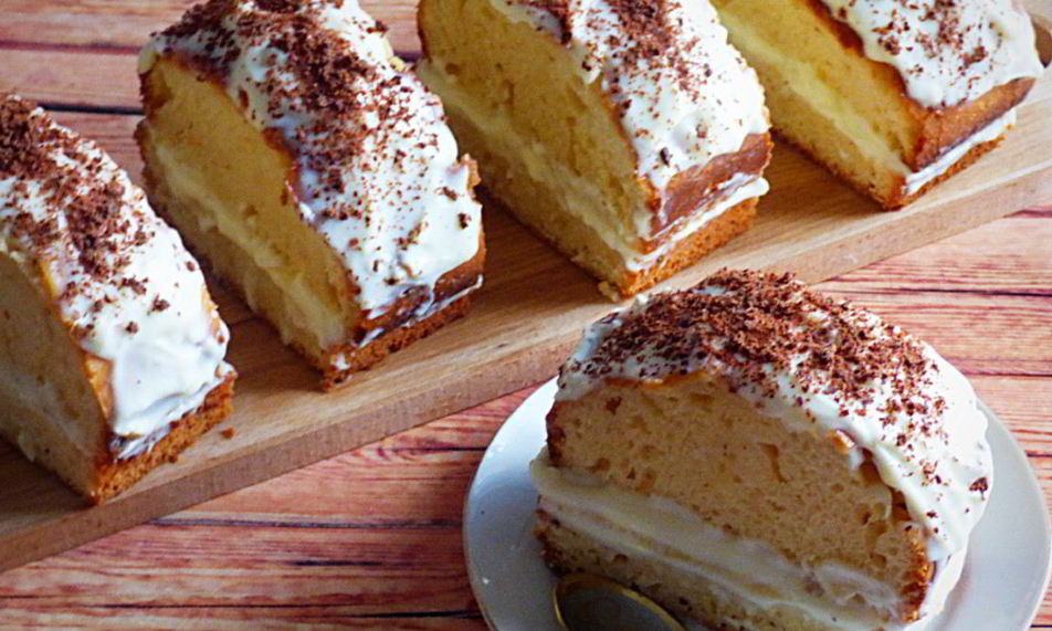 Рецепт пирожные с кремом из сыра маскарпоне