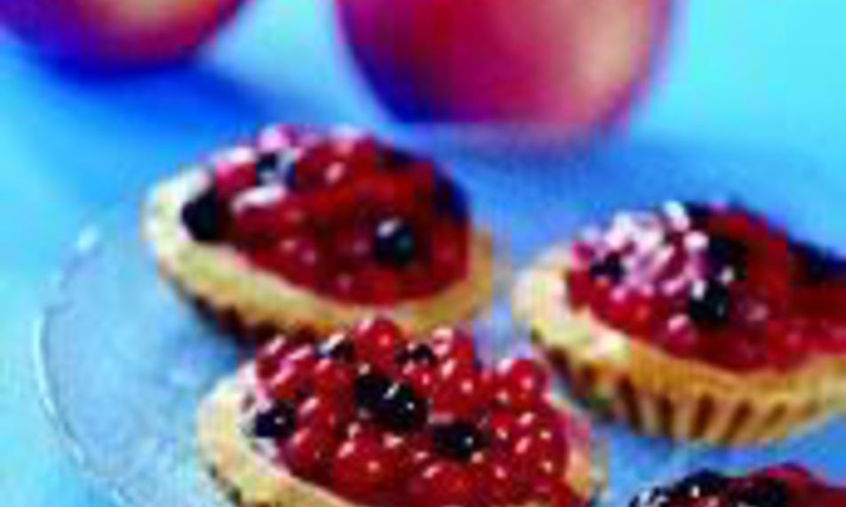 Рецепт пирожные с пудингом и фруктами