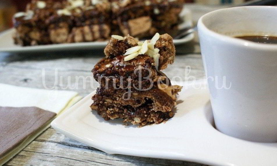 Рецепт пирожные шоколадное безе с орехами