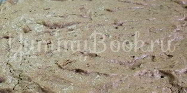 пирожные шоколадное безе с орехами