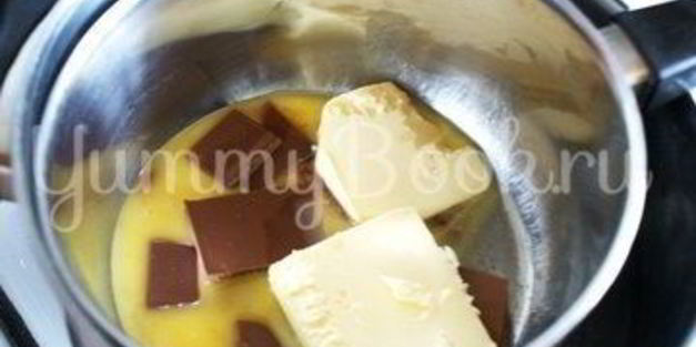 пирожные шоколадное безе с орехами