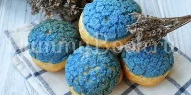 пирожные шу с апельсиново-творожной начинкой