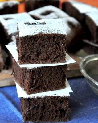 Постный брауни