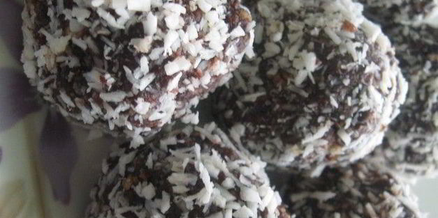 шоколадно-кокосовые пирожные