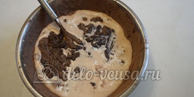 шоколадное пирожное