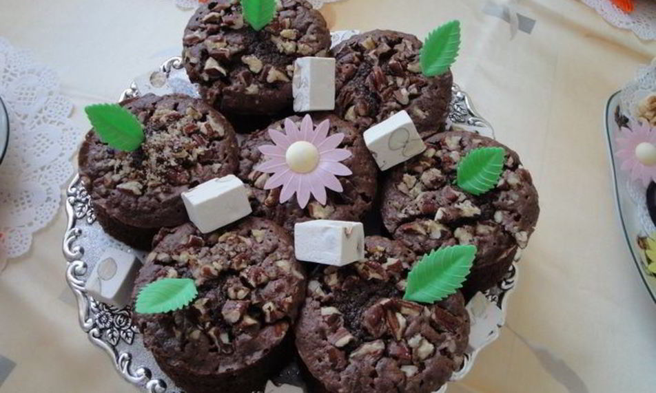 Рецепт шоколадные пирожные с орехами макадамия