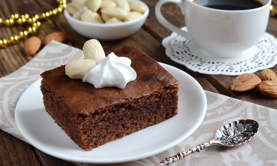 Рецепт шоколадные пирожные со вкусом миндаля