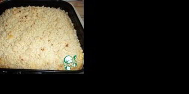 штрейзельные пирожные с творожно-пудинговой начинкой