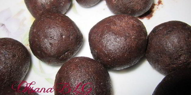 трюфель, конфеты, пирожное