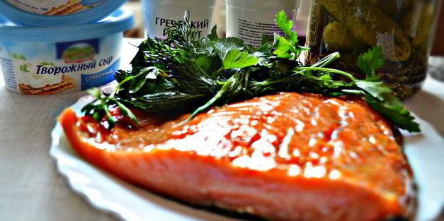 закусочные пирожные из лосося и шпината семужкин каприз