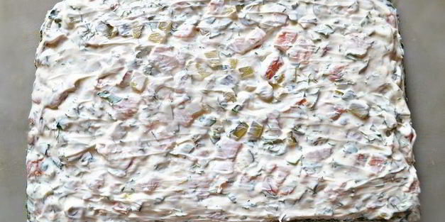 закусочные пирожные из лосося и шпината семужкин каприз