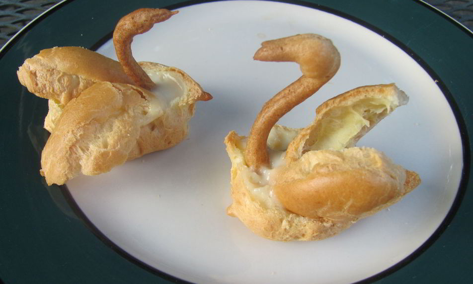 Рецепт заварные пирожные лебеди