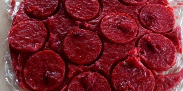 зефирное пирожное с малиновым конфи