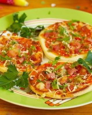 Быстрая мини-пицца