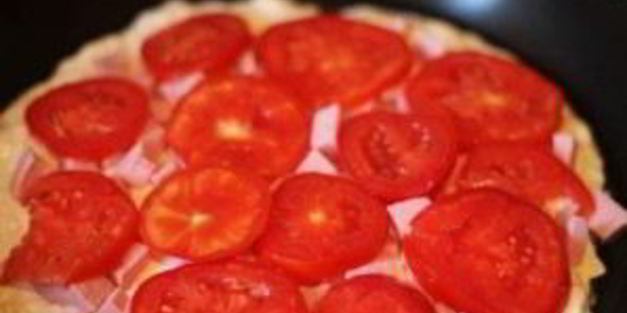 быстрая пицца на сковороде