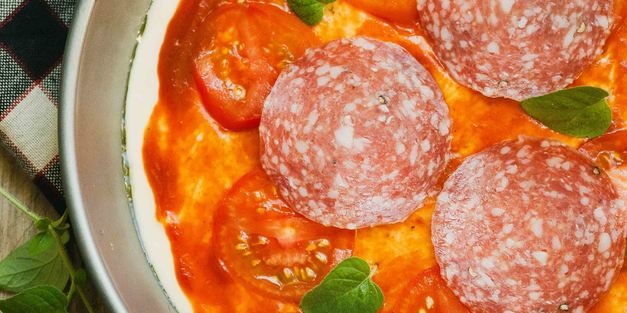 домашняя быстрая пицца