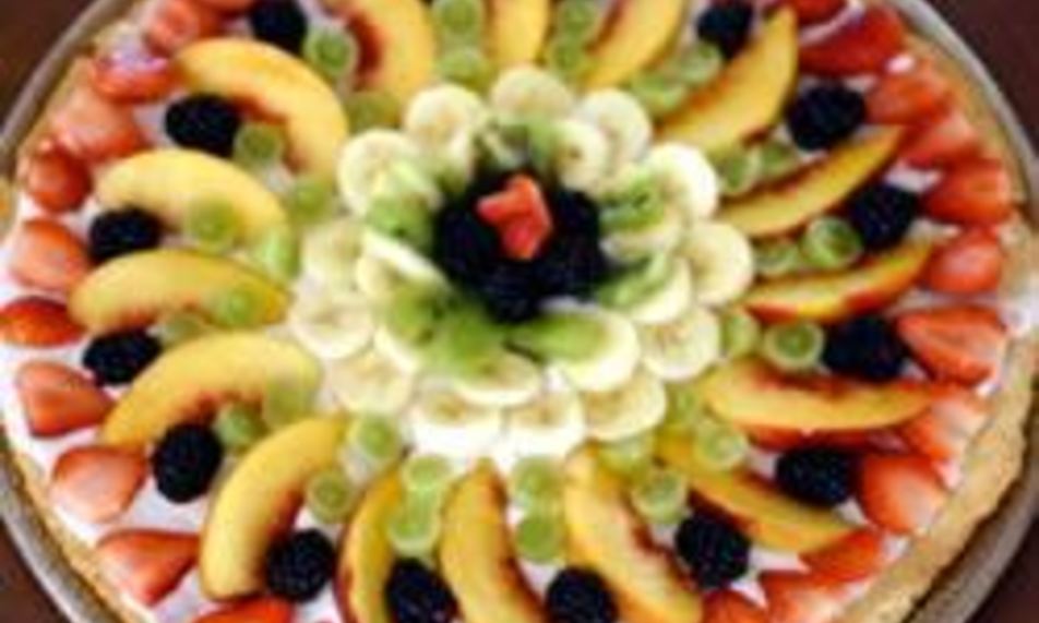 Рецепт фруктовая пицца