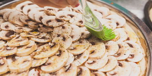 грибная пицца