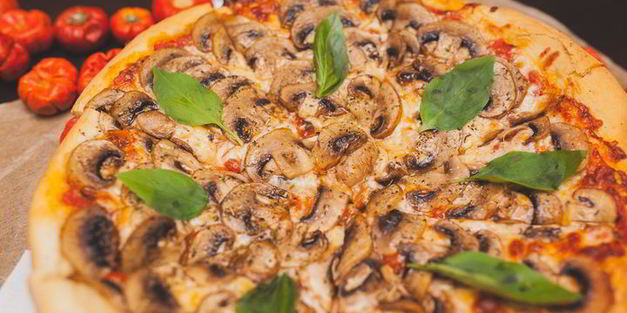 грибная пицца