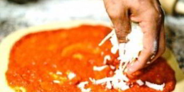 итальянская пицца маргарита