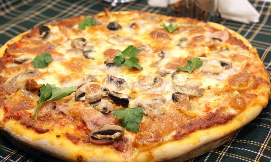 Рецепт итальянская пицца