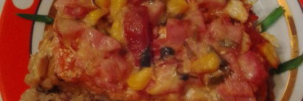 Картофельная пицца на сковороде