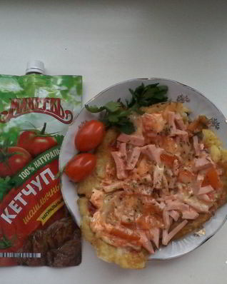 Картофельная пицца