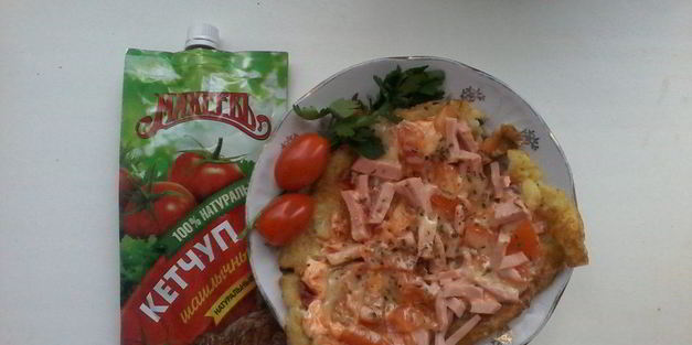 картофельная пицца