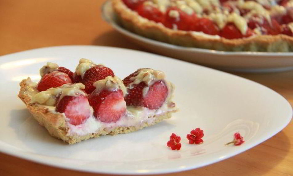 Рецепт клубничная пицца