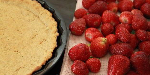 клубничная пицца