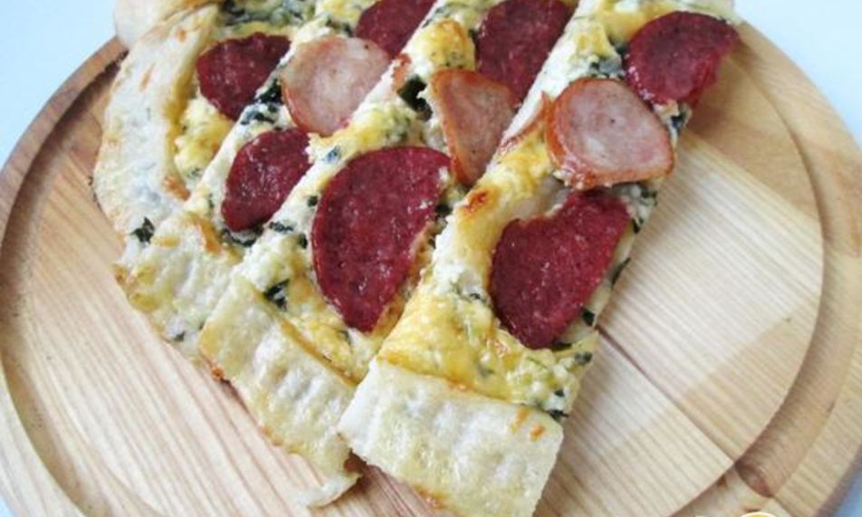 Рецепт пиде с колбасой — турецкая пицца