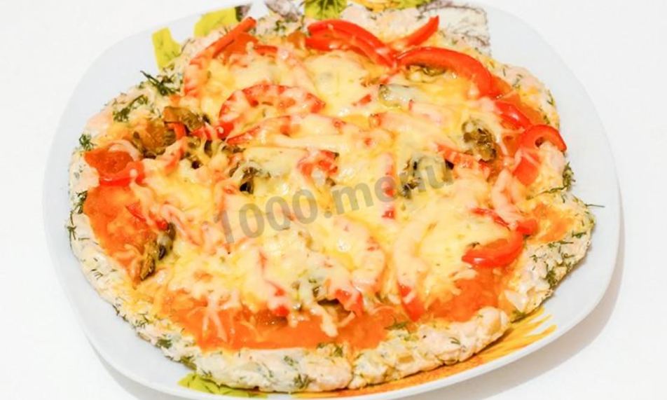 Рецепт пицца без муки диетическая