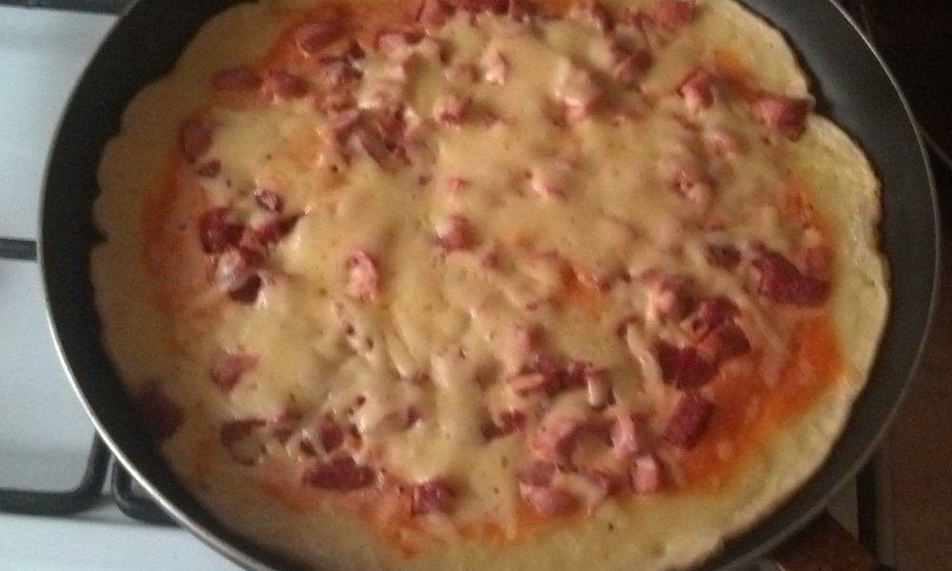 Рецепт пицца быстро на сковороде