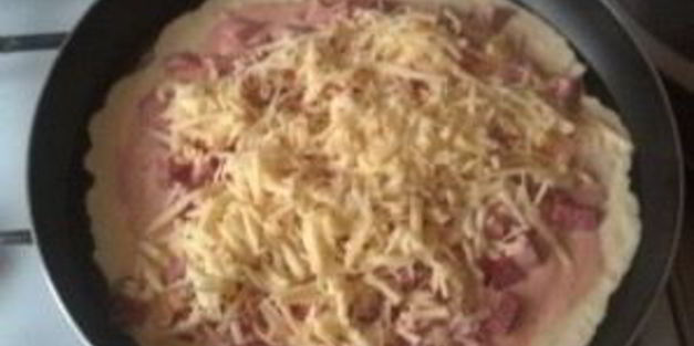 пицца быстро на сковороде