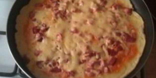 пицца быстро на сковороде