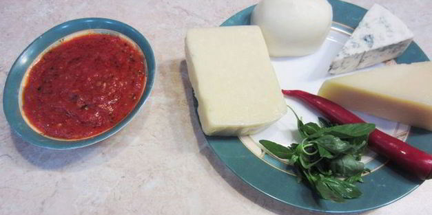 пицца четыре сыра