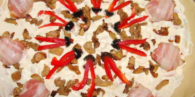 пицца гребешки ля гурме