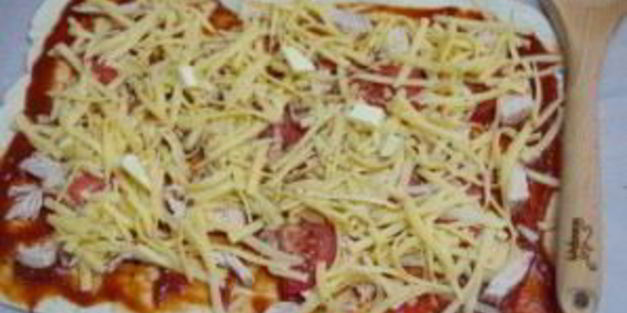 пицца из бездрожжевого теста в духовке