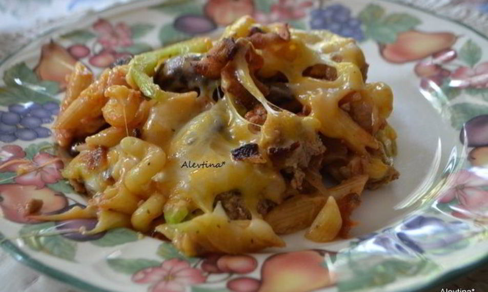 Рецепт пицца из индюшатины с пастой