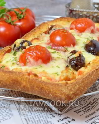 Пицца из хлеба