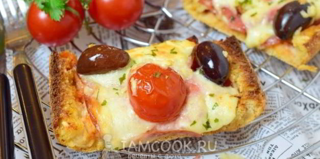 пицца из хлеба