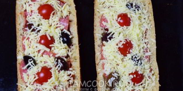 пицца из хлеба