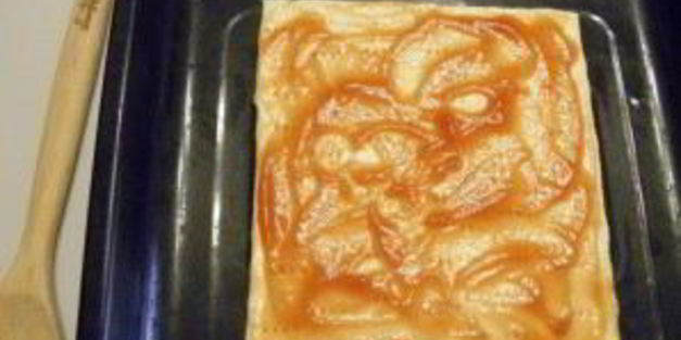 пицца из слоеного теста в духовке