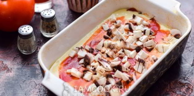 пицца из жидкого теста в духовке