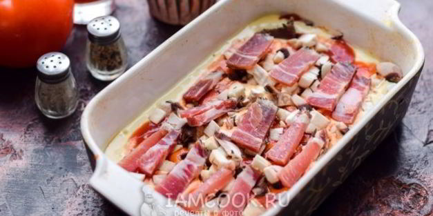 пицца из жидкого теста в духовке