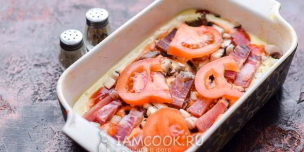 пицца из жидкого теста в духовке