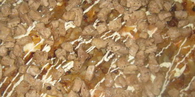 пицца на домашнем дрожжевом тесте