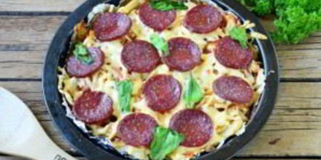 пицца на картошке фри