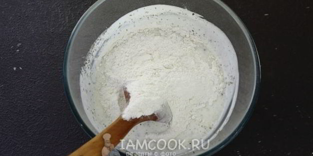 пицца на кефире и майонезе